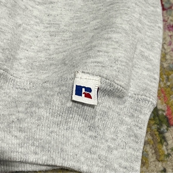 Vintage 1980s Walsh Warriors Russell Athletic Gray Crewneck 80s Sweatshirt - Picture 4 of 4